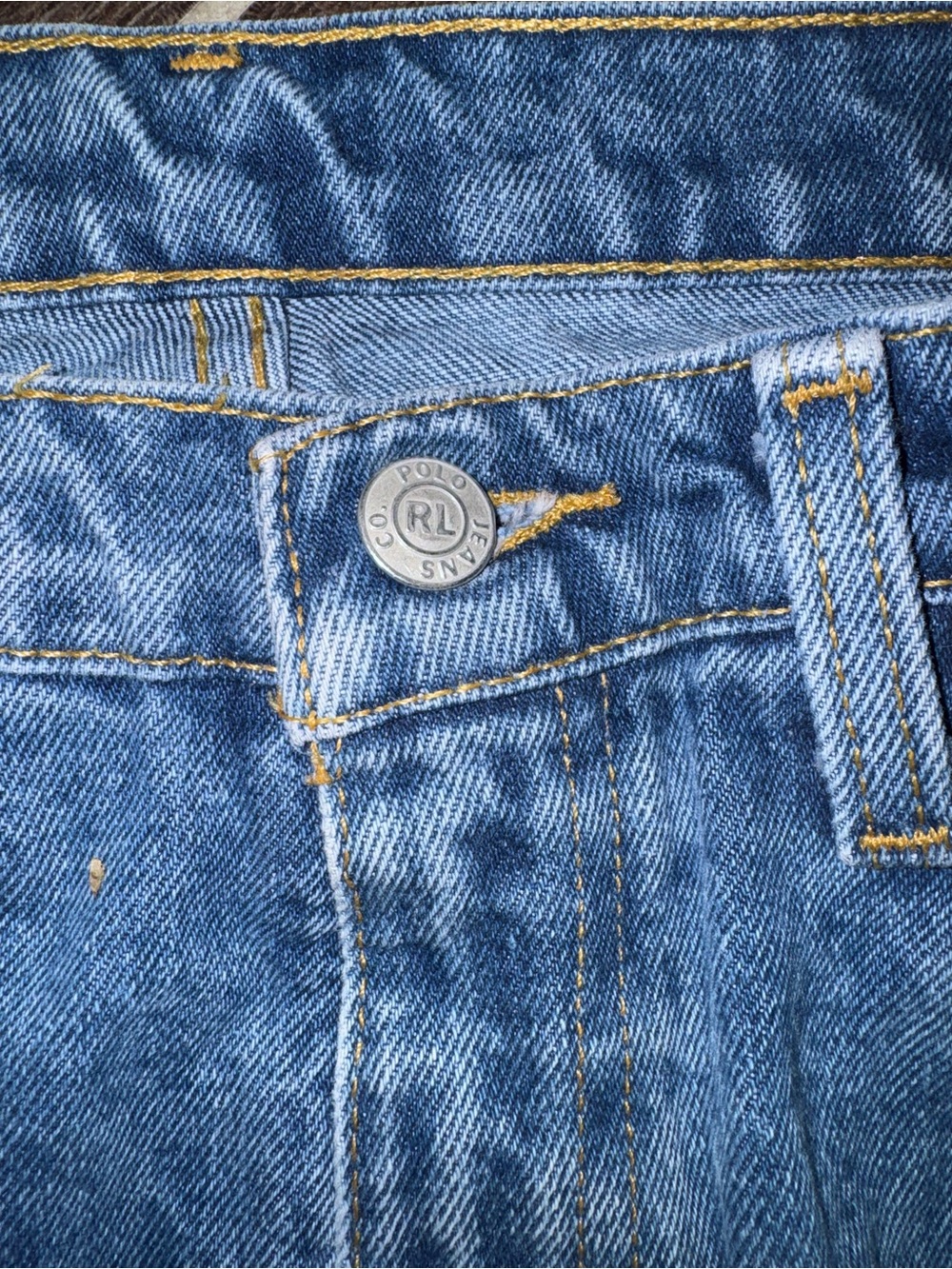 Polo by Ralph Lauren 100% Cotton Men's Relaxed Straight Denim Jeans - Picture 2 of 4